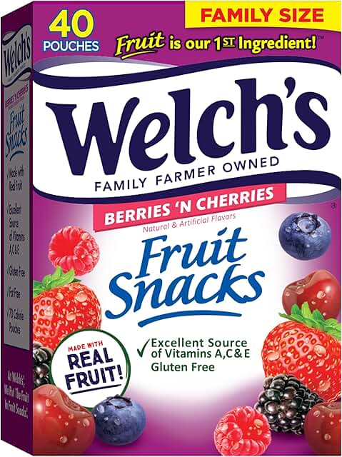 Welch’s Fruit Snacks - Berries and Cherries Bulk Pack