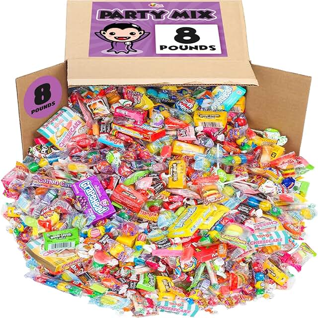 Big Bulk Candy - 8 Pounds - Individually Wrapped Candies