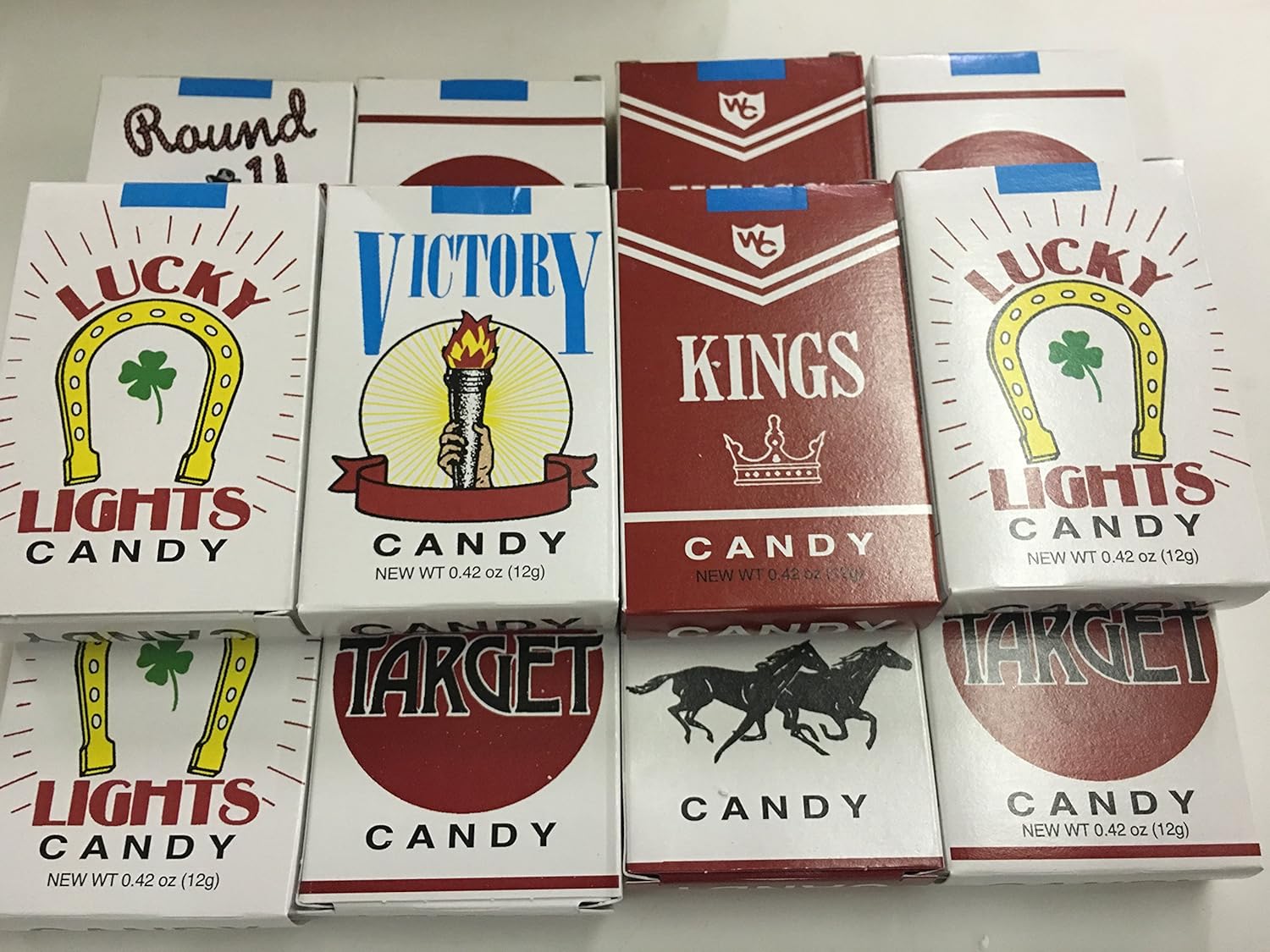 12 Packs Candy CIGARETTES