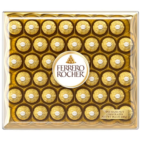 Ferrero Rocher - Premium Milk Chocolate Hazelnut, Chocolates